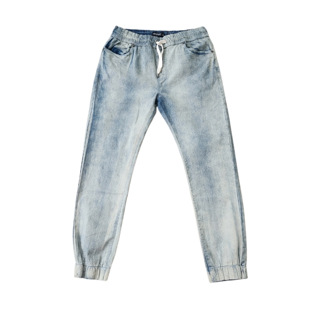 SLIM FIT COMFORT STRETCH JEAN JOGGER PANTS SZ LARGE NWT
